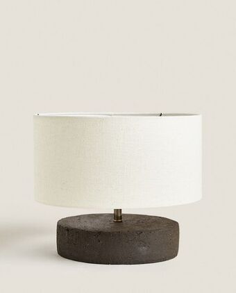 ZARA HOME Candeeiro cerâmica rústico promoção