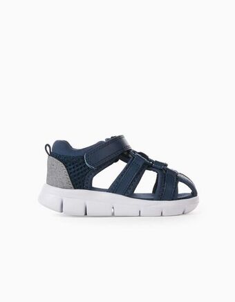 Zippy Sandálias para bebé menino, azul escuro promoção