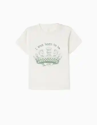 Zippy T-shirt para bebé menino 'chess pieces', bege promoção
