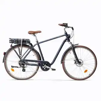 Decathlon Bicicleta elétrica de cidade elops 900 quadro alto azul-marinho promoção