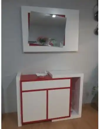 Conjunto consola com espelho sari