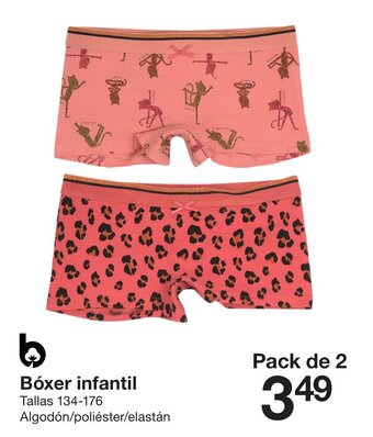 Boxer Infantil Tallas 134-176
