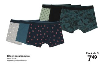 Zeeman Boxer para hombre Tallas S-XXL promoção