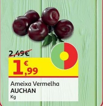 Auchan Ameixa vermelha auchan:kg promoção