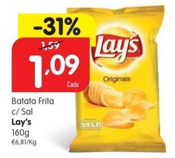 Minipreço Batata chips lay's promoção
