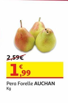 Pera forelle auchan:kg