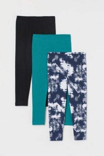 H&M Pack de 3 leggings promoção