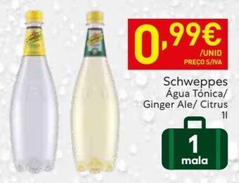 Recheio Refrescos schweppes promoção