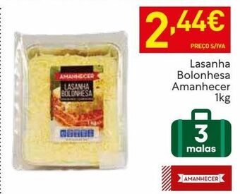 Recheio Lasanha amanhecer promoção