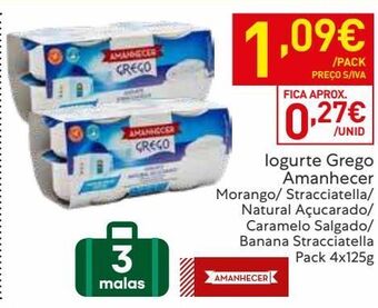 Recheio Iogurte amanhecer promoção