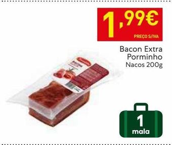 Recheio Bacon porminho promoção
