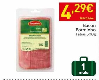 Recheio Bacon porminho promoção