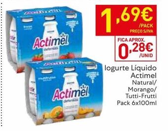 Recheio Iogurte actimel promoção