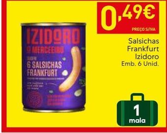Recheio Salsicha izidoro promoção