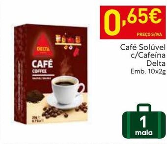 Recheio Café solúvel delta promoção