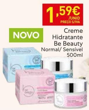 Recheio Creme hidratante be beauty promoção