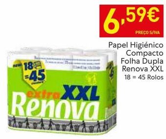 Recheio Papel higiênico renova promoção