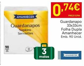 Recheio Guardanapos de papel amanhecer promoção