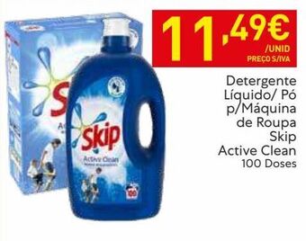 Recheio Detergente skip promoção