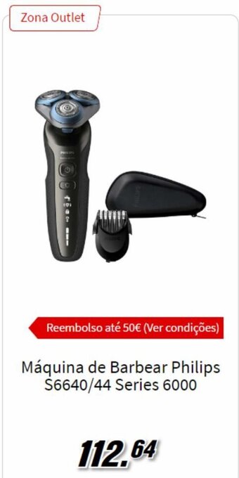 MediaMarkt Maquina de Barbear Philips S6640/44 Series 6000 promoção
