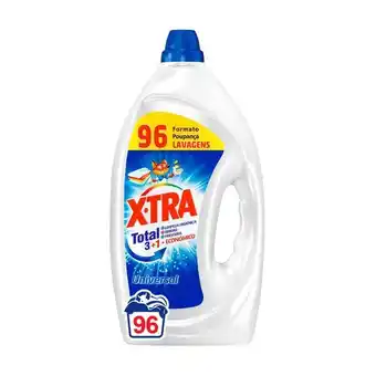 Pingo Doce Detergente máquina roupa líquido gel universal xtra - 96 doses promoção