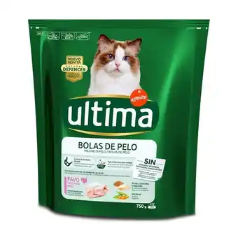 Pingo Doce Ração seca para gato sabor peru bolas de pêlo ultima promoção