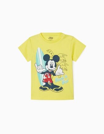 Zippy T-shirt para bebé menino 'mickey', amarelo promoção