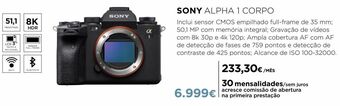 El Corte Inglés Câmera fotográfica sony promoção