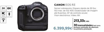 El Corte Inglés Câmera fotográfica canon promoção