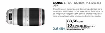 Câmera fotográfica canon