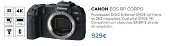 El Corte Inglés Câmera fotográfica canon promoção
