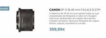 El Corte Inglés Câmera fotográfica canon promoção