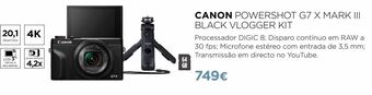 El Corte Inglés Câmera fotográfica canon promoção