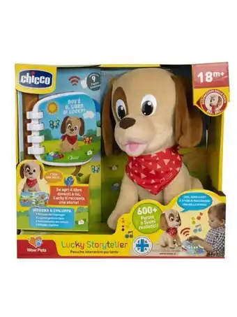 Prénatal Chicco - sortudo, o cachorrinho que conta histórias - chicco promoção