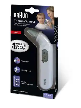 Termômetro thermoscan 3 - braun