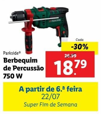 Lidl Ferramentas elétricas parkside promoção