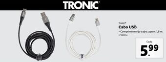 Lidl Cabo usb para carro promoção