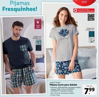 Lidl Pijama promoção