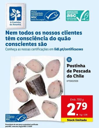 Lidl Peixe promoção
