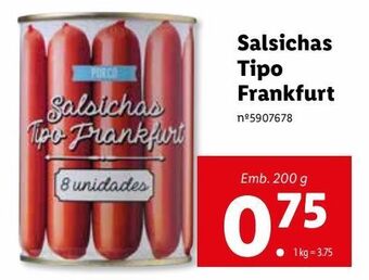 Lidl Salsicha promoção