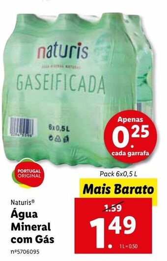 Lidl Água com gás promoção