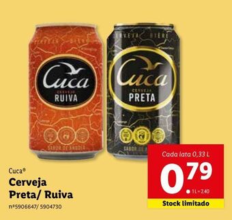 Lidl Lata de cerveja promoção