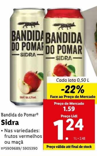 Sidra bandida do pomar