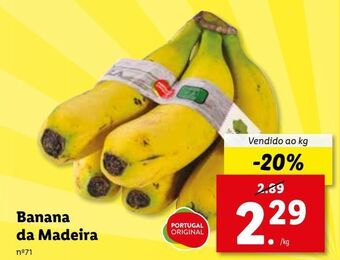 Lidl Banana promoção