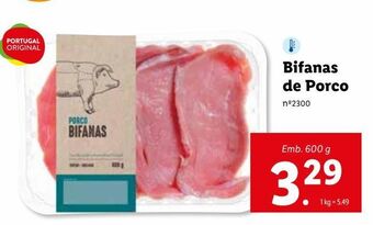 Lidl Filé suíno promoção