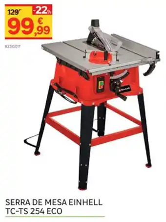 Leroy Merlin Serra de Mesa Einhell TC-TS 254 Eco promoção