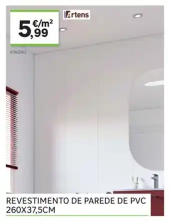Leroy Merlin Revestimento de Parede de PVC 260x37,5cm promoção