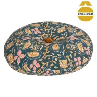 Hôma Almofada slub folk 40cm promoção