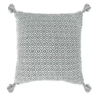 Hôma Almofada dayamond cinza 40x40cm promoção