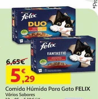 Auchan Comida húmida gato felix promoção